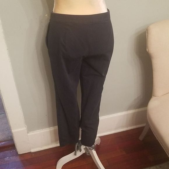 Theory Thaniel Navy Twill Stretch Crop Pants Sz. 4 EUC - Picture 5 of 12